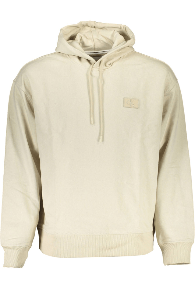 2557CALVIN KLEIN FELPA SENZA ZIP UOMO BEIGE