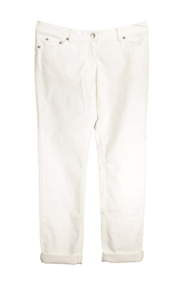 3025FRED PERRY PANTALONE DONNA BIANCO