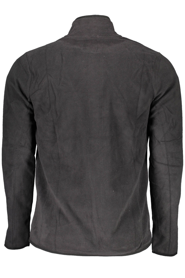 2345GIAN MARCO VENTURI FELPA CON ZIP UOMO NERO