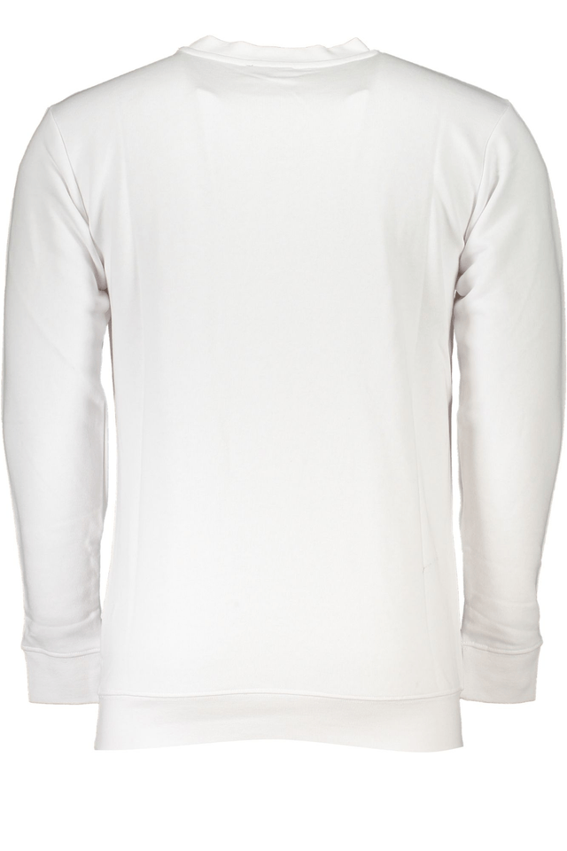 6743CAVALLI CLASS FELPA SENZA ZIP UOMO BIANCO