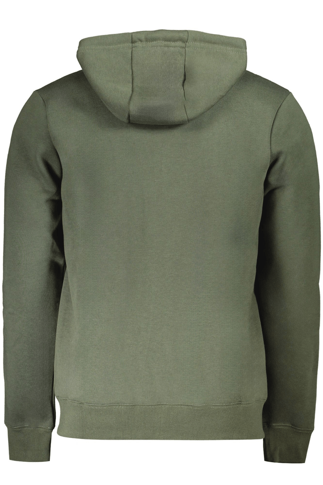 10133NORWAY 1963 FELPA CON ZIP UOMO VERDE