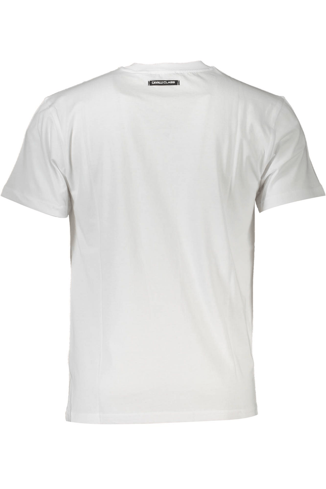 4169CAVALLI CLASS T-SHIRT MANICHE CORTE UOMO BIANCO