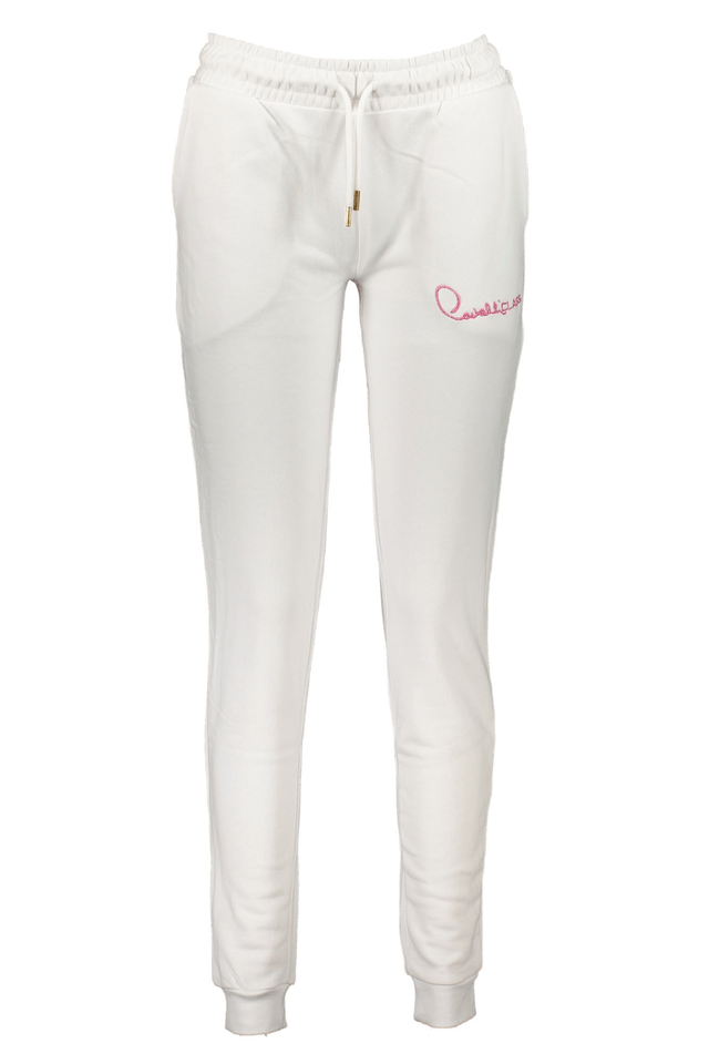 6776CAVALLI CLASS PANTALONE DONNA BIANCO