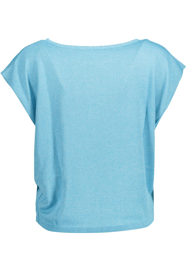 1647KOCCA T-SHIRT SENZA MANICHE DONNA AZZURRO