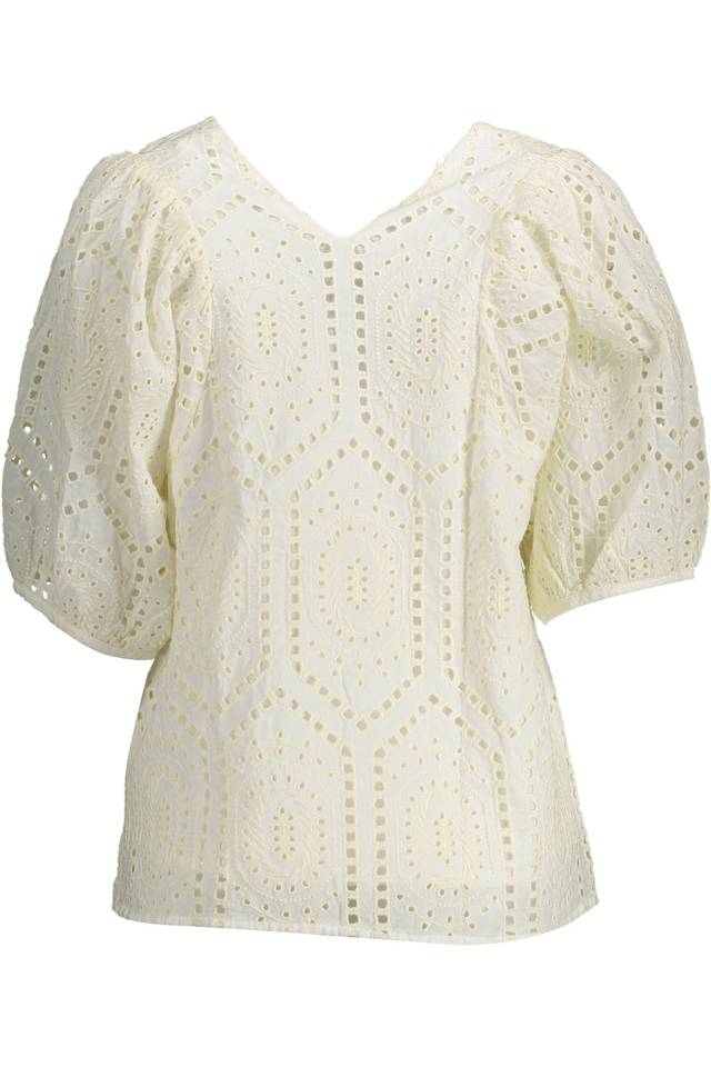 2161GANT T-SHIRT MANICHE CORTE DONNA BIANCO