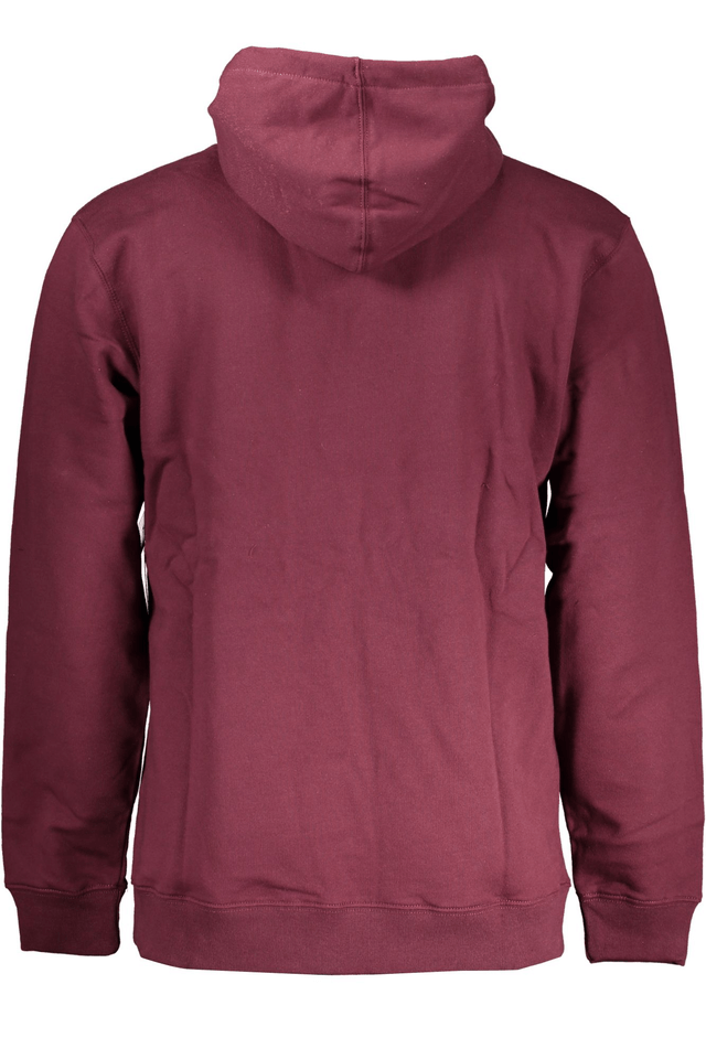 5851VANS FELPA SENZA ZIP UOMO ROSSO