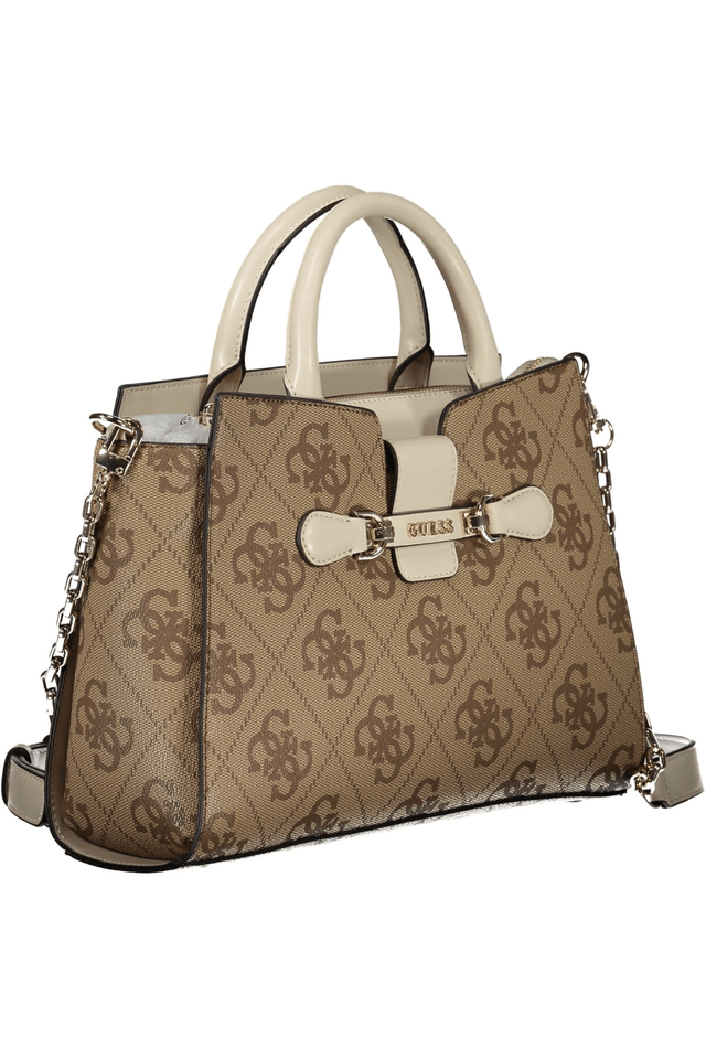 10438GUESS JEANS BORSA DONNA BEIGE
