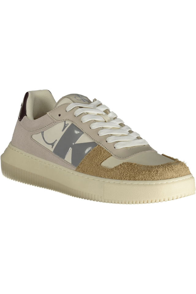 9909CALVIN KLEIN CALZATURA SPORTIVA UOMO BEIGE