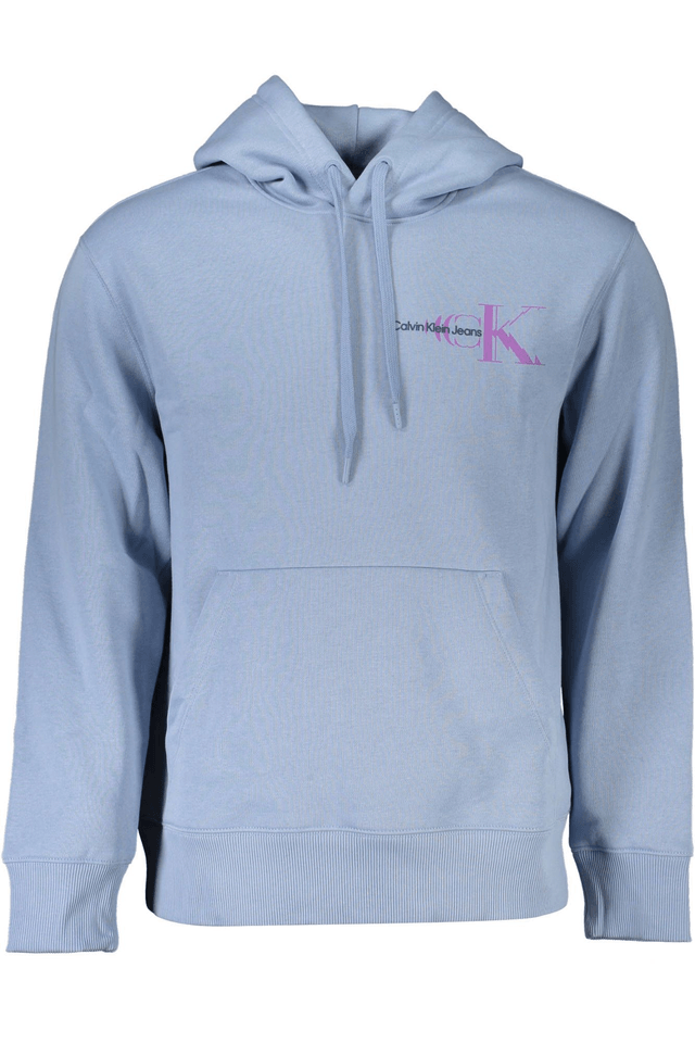 3904CALVIN KLEIN FELPA SENZA ZIP UOMO AZZURRO