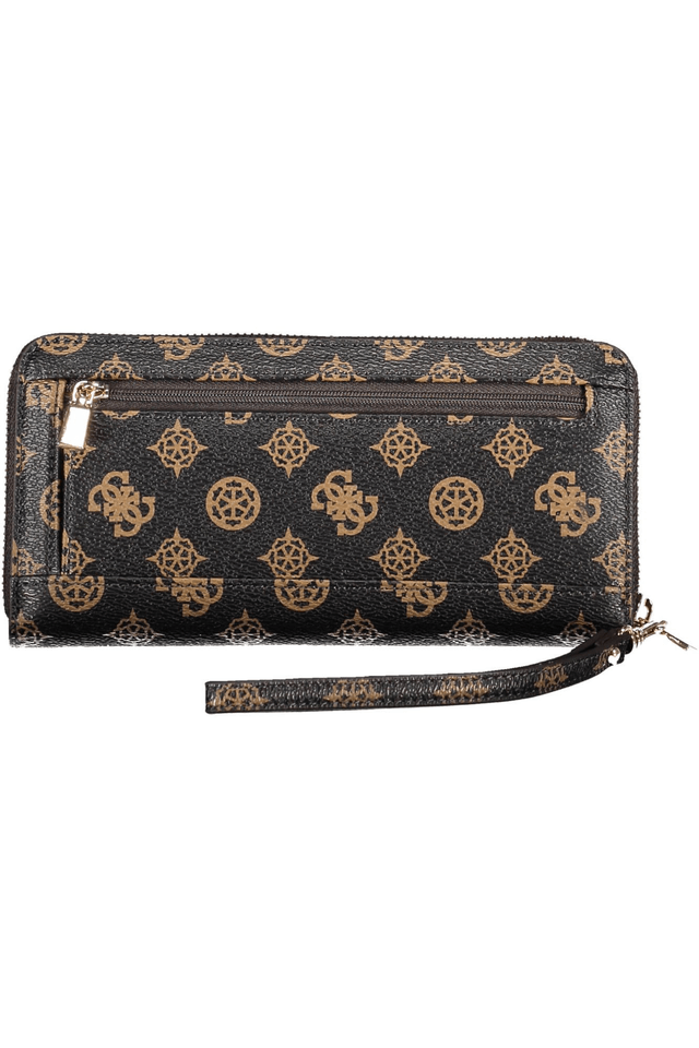 3076GUESS JEANS PORTAFOGLIO DONNA MARRONE