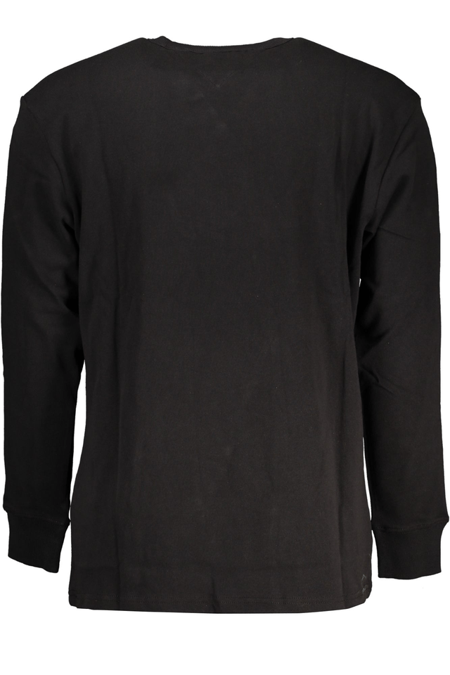 5841TOMMY HILFIGER T-SHIRT MANICHE LUNGHE UOMO NERO