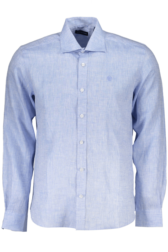 4284NORTH SAILS CAMICIA MANICHE LUNGHE UOMO AZZURRO