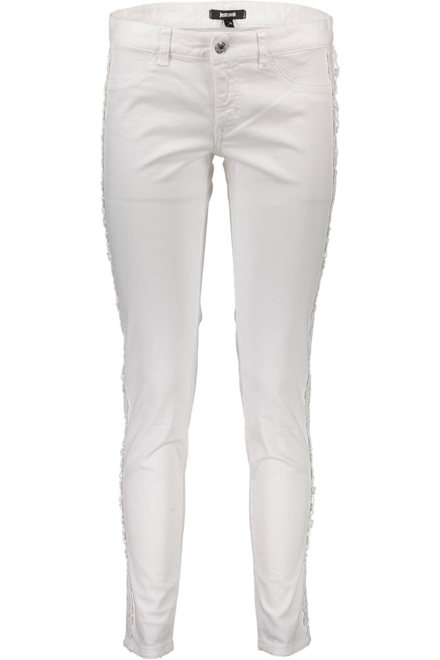 947JUST CAVALLI PANTALONE DONNA BIANCO