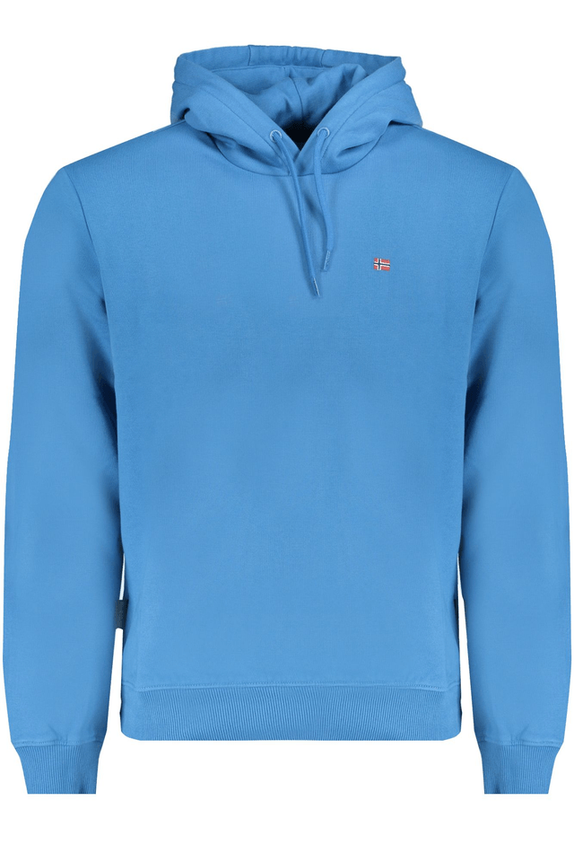 9929NAPAPIJRI FELPA SENZA ZIP UOMO BLU