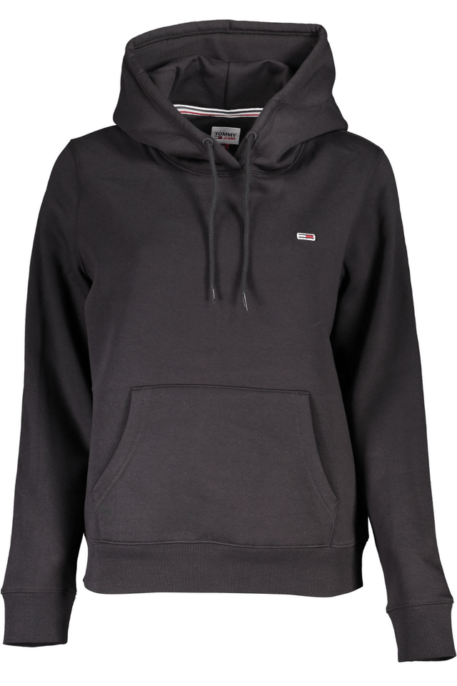 4804TOMMY HILFIGER FELPA SENZA ZIP DONNA NERO