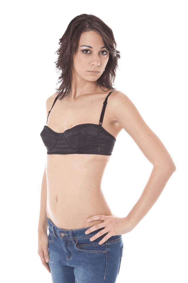 19JOHN GALLIANO REGGISENO A BALCONCINO DONNA NERO