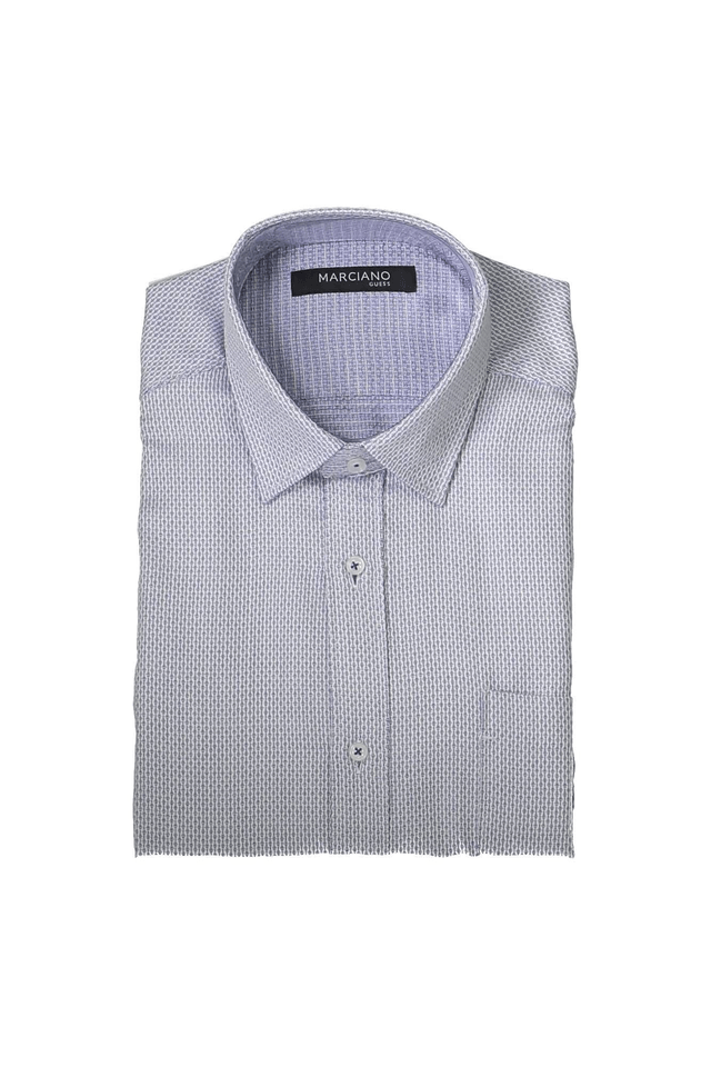 366GUESS MARCIANO CAMICIA MANICHE LUNGHE UOMO BIANCO