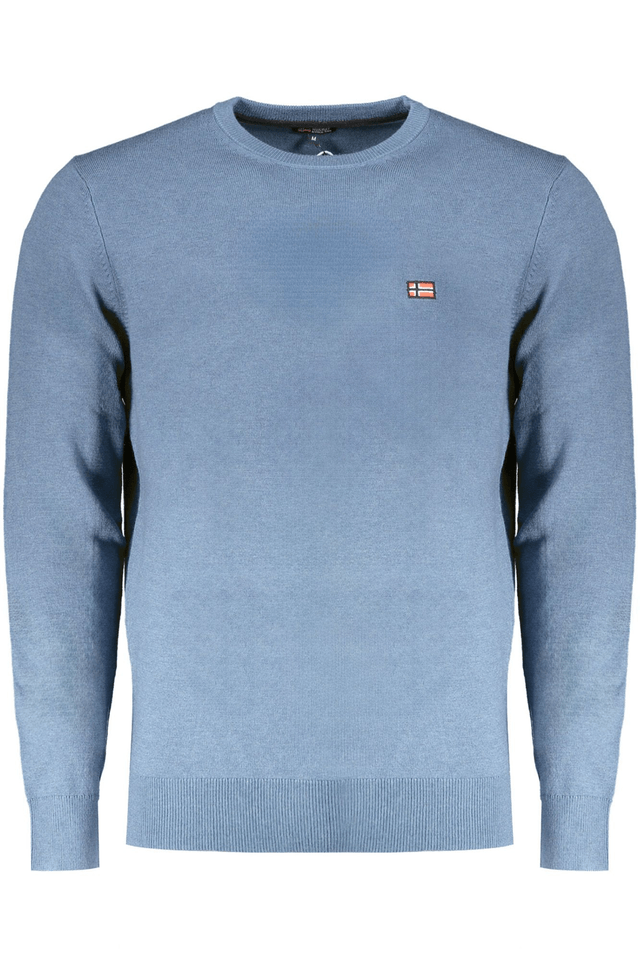 10294NORWAY 1963 MAGLIA UOMO AZZURRO