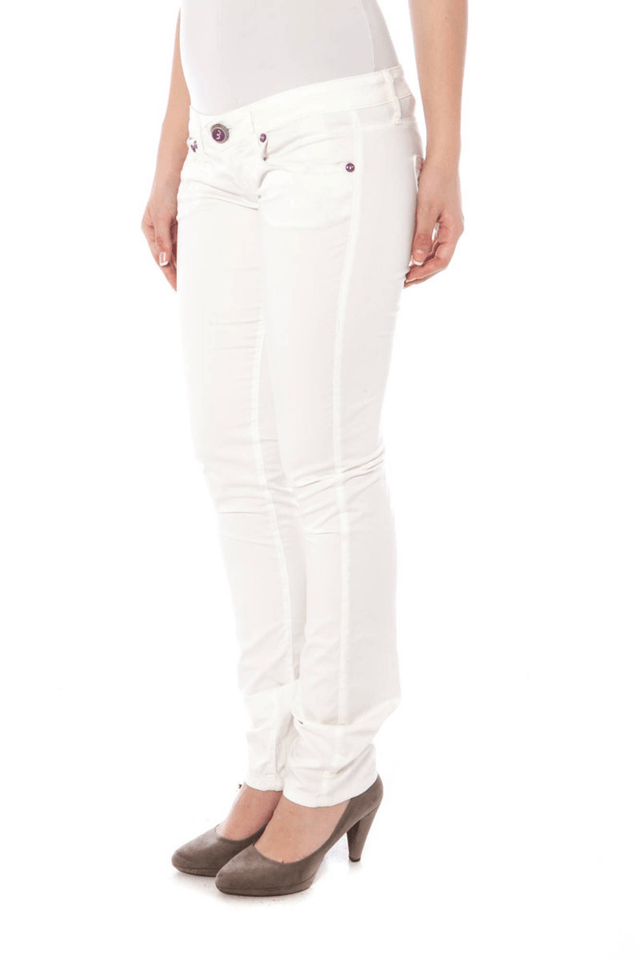 749CLINK PANTALONE DONNA BIANCO