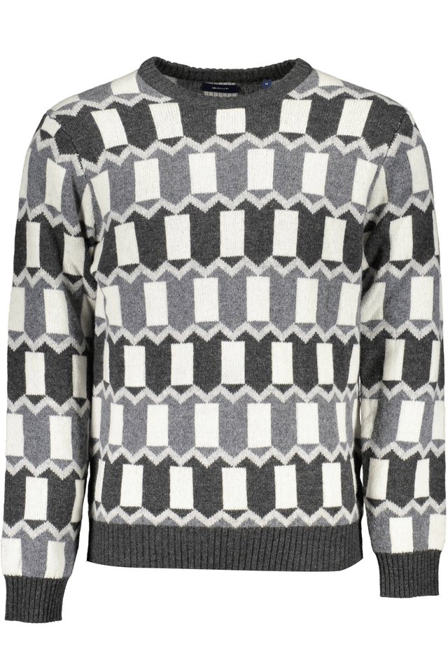 602GANT MAGLIONE UOMO GRIGIO