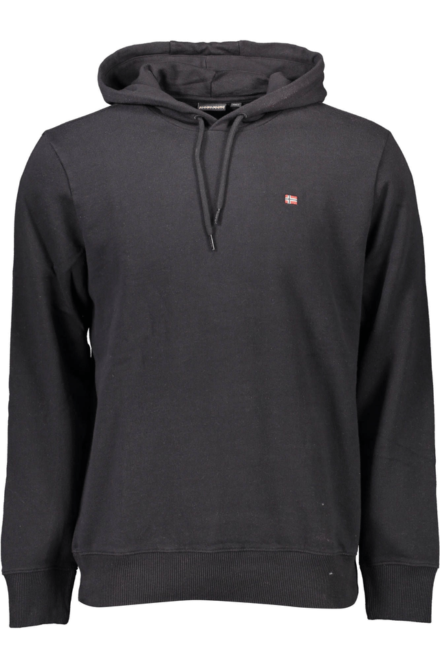 1050NAPAPIJRI FELPA SENZA ZIP UOMO NERO