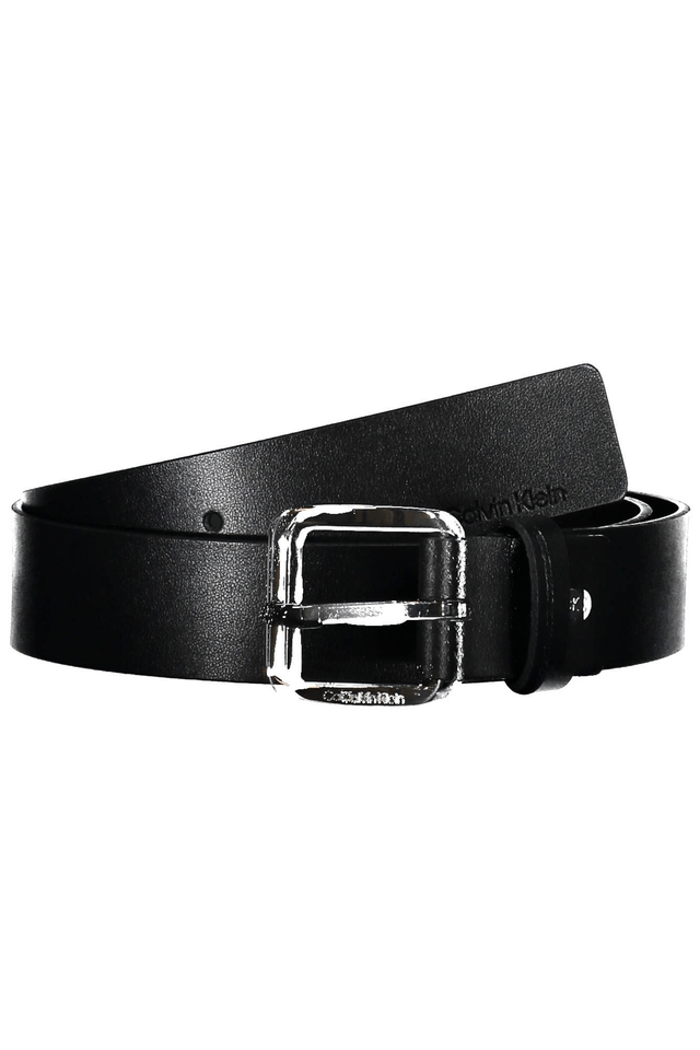 3796CALVIN KLEIN CINTURA IN PELLE UOMO NERO