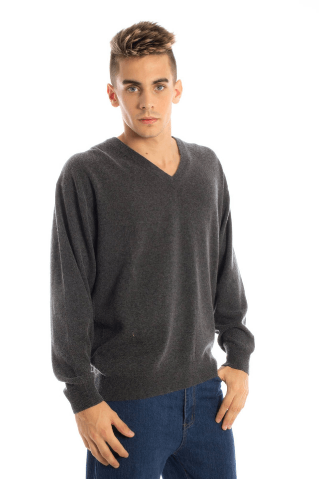 406YUKO MAGLIONE UOMO GRIGIO