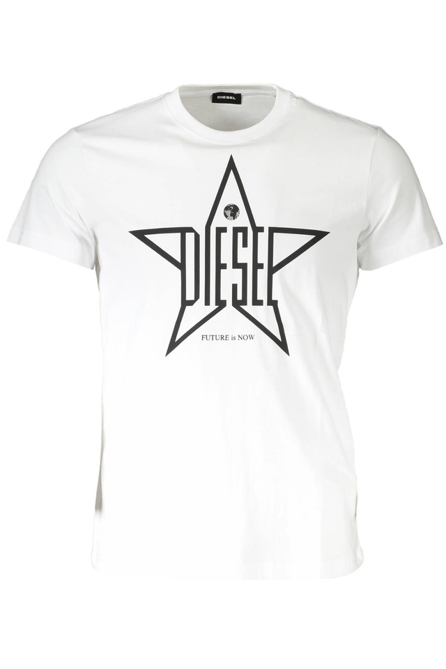 502DIESEL T-SHIRT MANICHE CORTE UOMO BIANCO