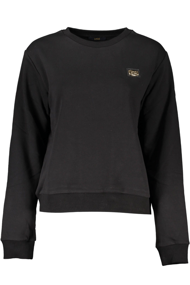 4073CAVALLI CLASS FELPA SENZA ZIP DONNA NERO