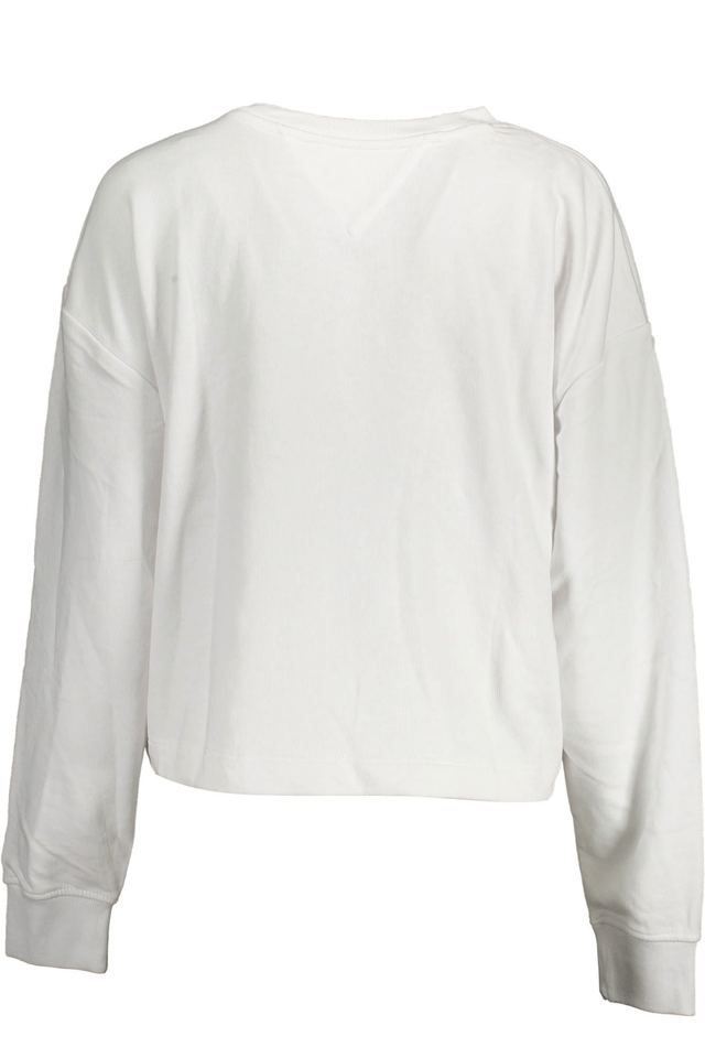 2776TOMMY HILFIGER FELPA SENZA ZIP DONNA BIANCO