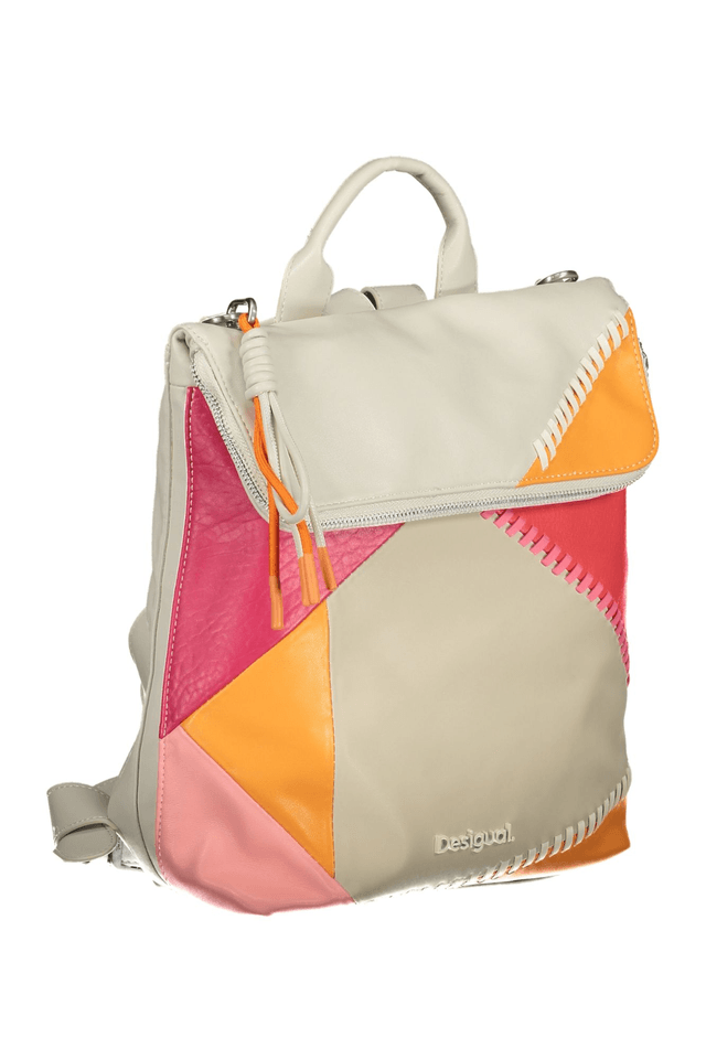 7556DESIGUAL ZAINO DONNA BIANCO