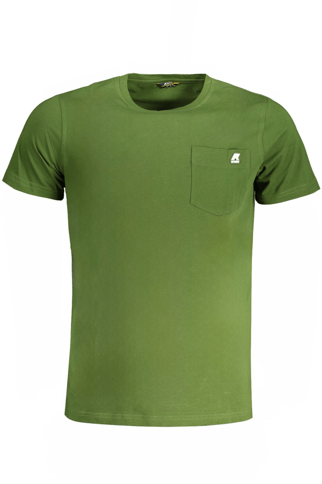 9721K-WAY T-SHIRT MANICHE CORTE UOMO VERDE