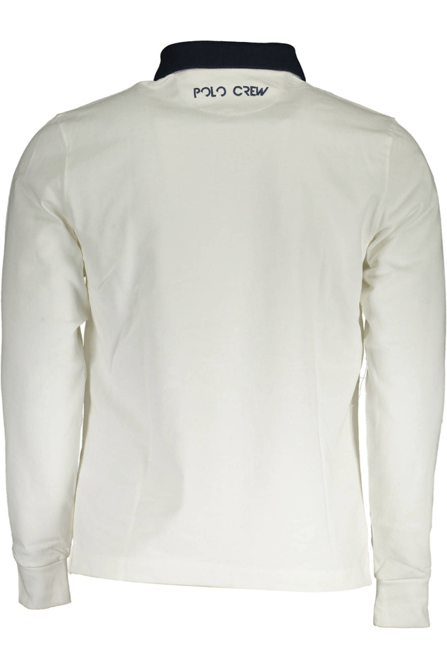 2737LA MARTINA POLO MANICHE LUNGHE UOMO BIANCO