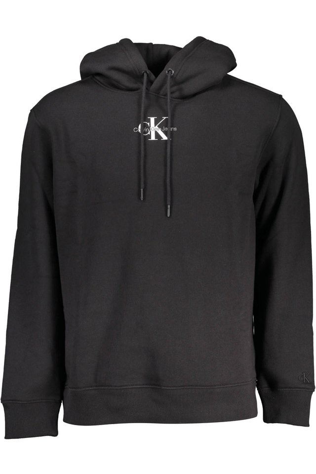 4640CALVIN KLEIN FELPA SENZA ZIP UOMO NERO