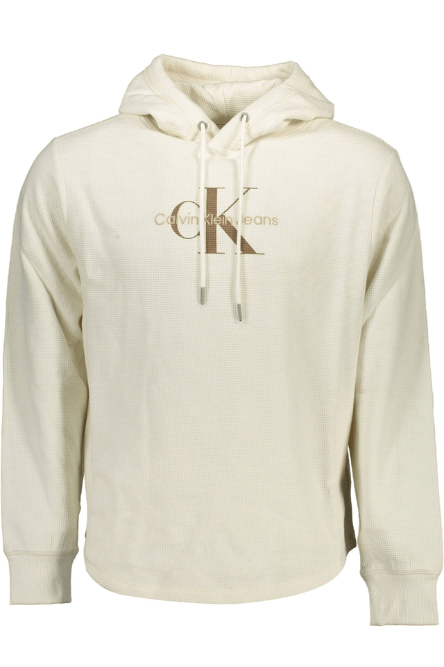 2978CALVIN KLEIN FELPA SENZA ZIP UOMO BIANCO