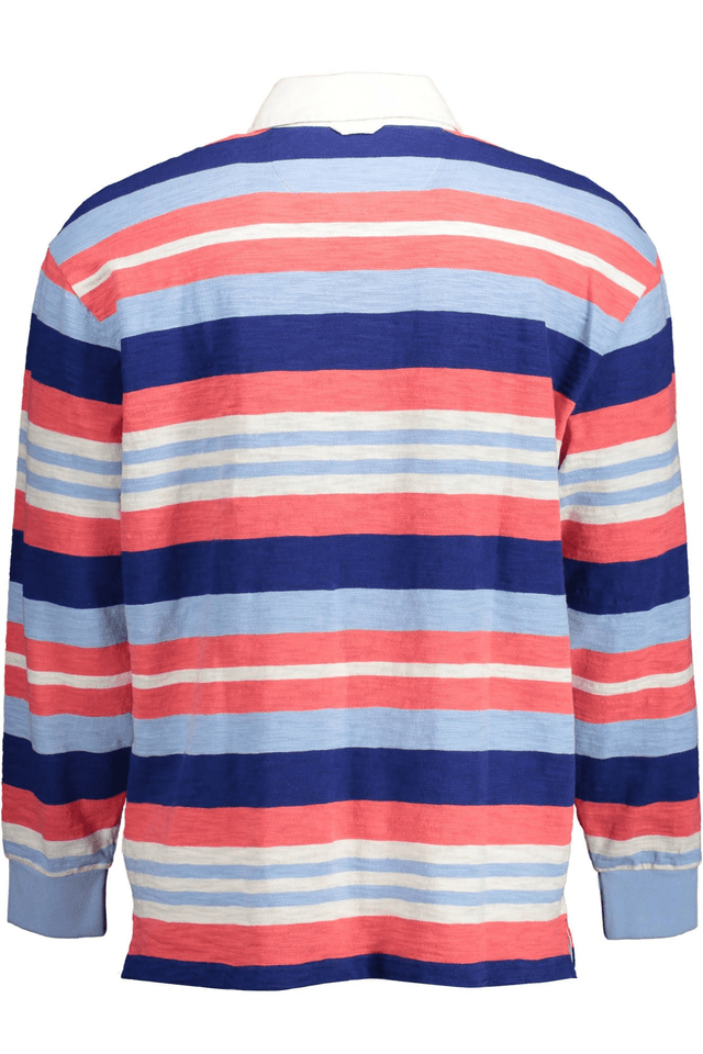 1741GANT POLO MANICHE LUNGHE UOMO AZZURRO