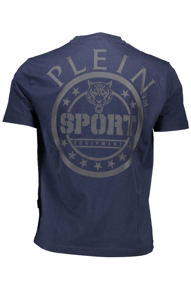 1235PLEIN SPORT T-SHIRT MANICHE CORTE UOMO BLU