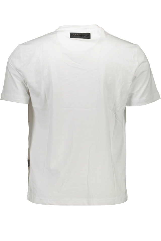 1246PLEIN SPORT T-SHIRT MANICHE CORTE UOMO BIANCO