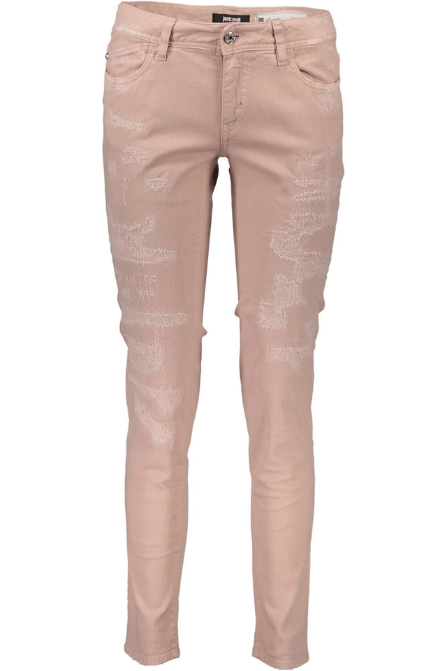 677JUST CAVALLI PANTALONE DONNA ROSA