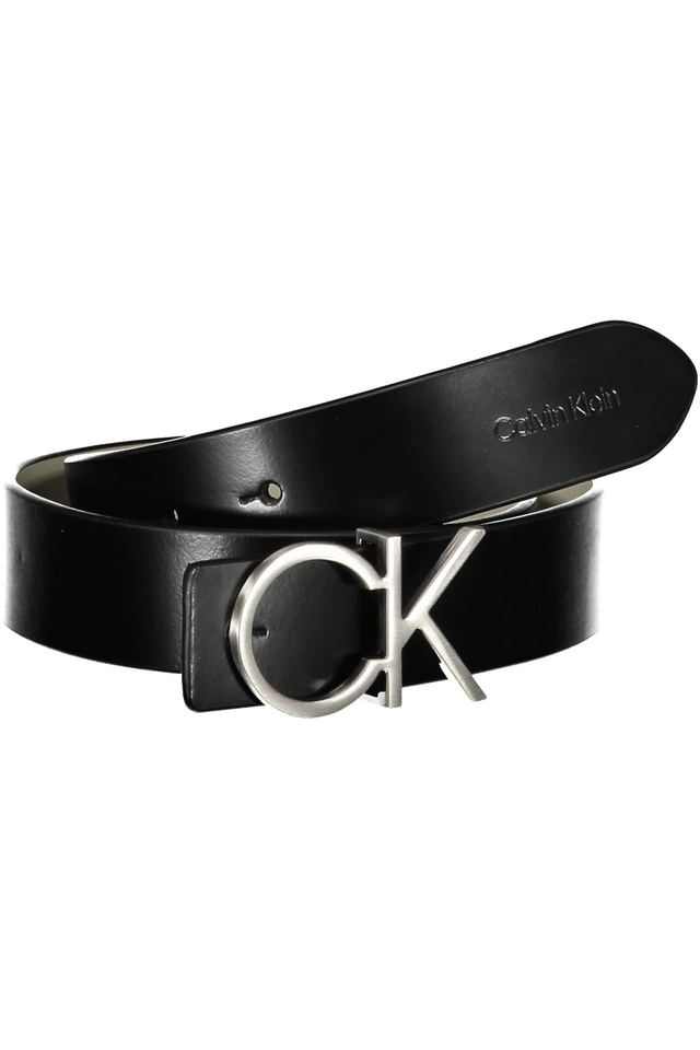 7320CALVIN KLEIN CINTURA IN PELLE DONNA NERO