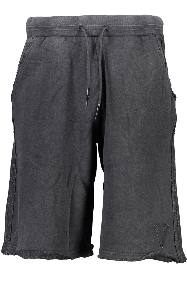 547GUESS JEANS PANTALONE BERMUDA UOMO NERO