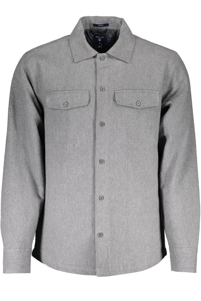 700GANT CAMICIA MANICHE LUNGHE UOMO GRIGIO