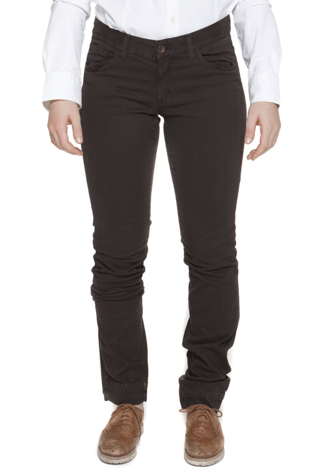176GANT PANTALONE DONNA MARRONE