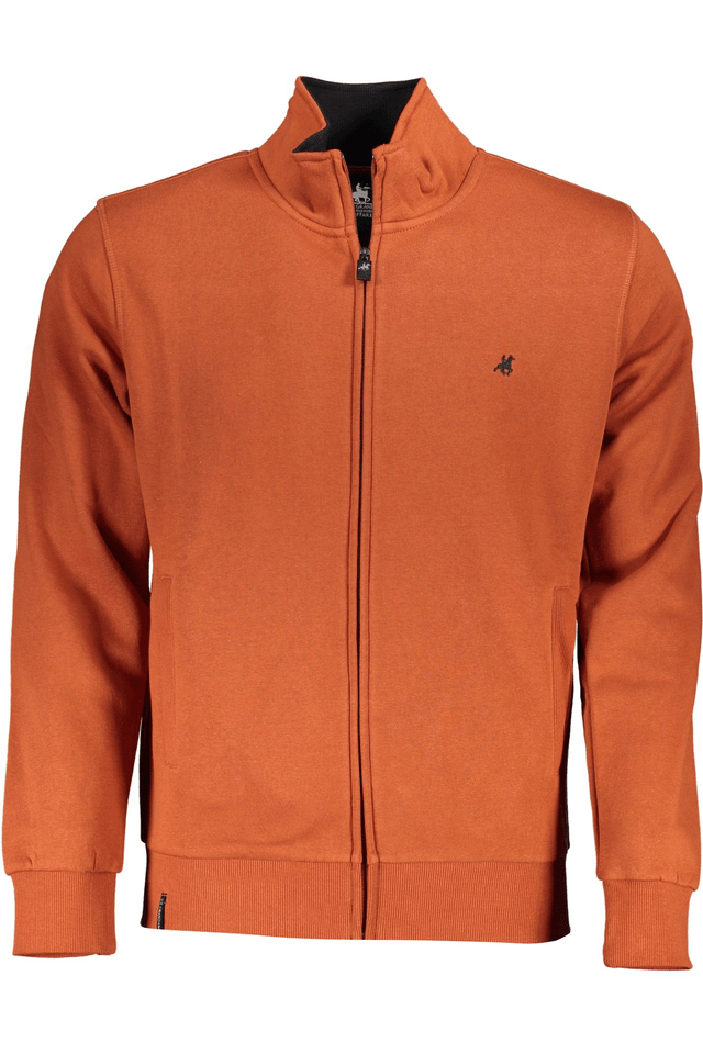 4832U.S. GRAND POLO FELPA CON ZIP UOMO BRONZO
