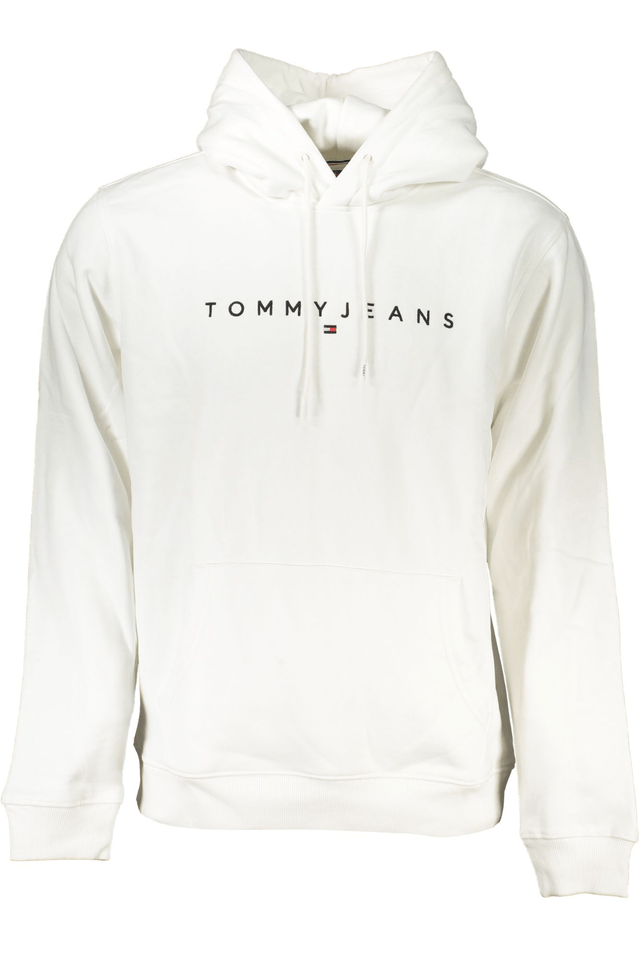 7203TOMMY HILFIGER FELPA SENZA ZIP UOMO BIANCO