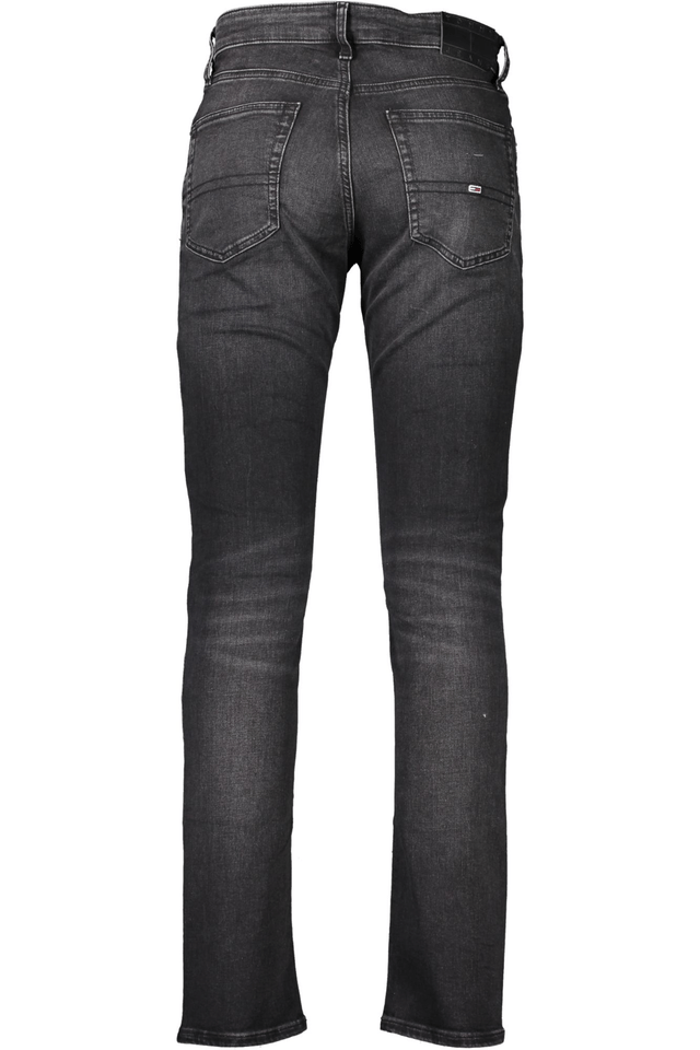 6988TOMMY HILFIGER JEANS DENIM UOMO NERO