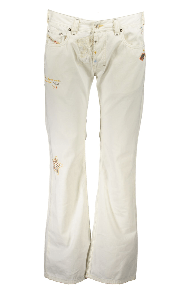 7429DIESEL PANTALONE DONNA BIANCO