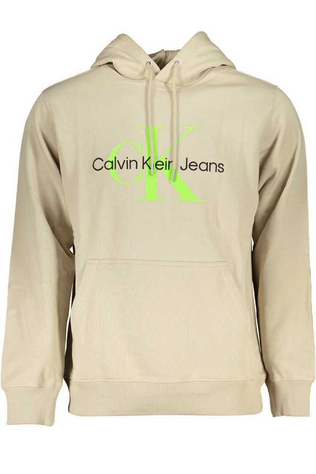 5502CALVIN KLEIN FELPA SENZA ZIP UOMO BEIGE