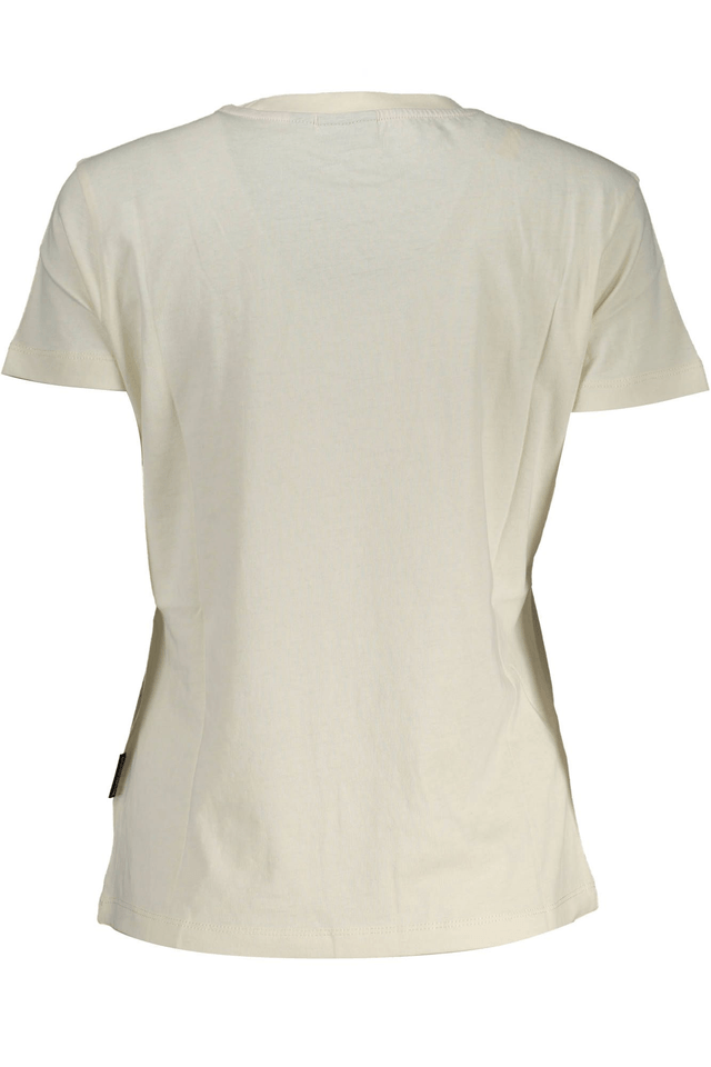 3441NAPAPIJRI T-SHIRT MANICHE CORTE DONNA BIANCO