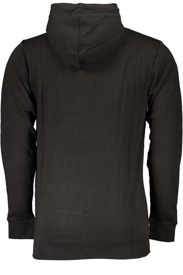 6747CAVALLI CLASS FELPA CON ZIP UOMO NERO